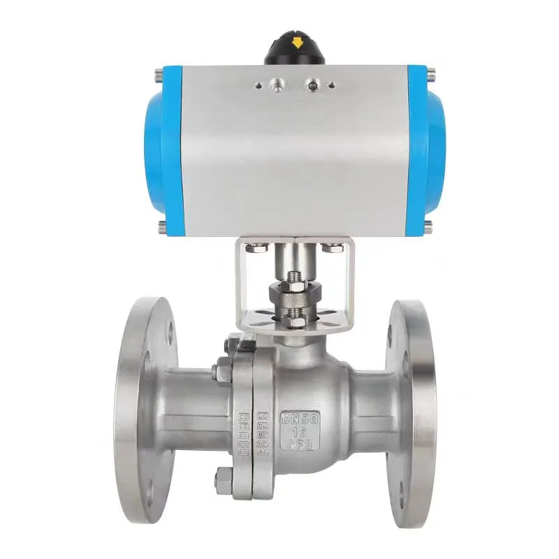 Pneumatic Stainless Steel Ball Balbula sa Balbula