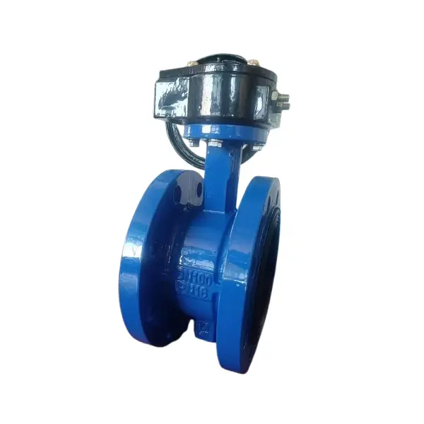 Humok nga gisilyohan nga flange butterfly valve alang sa tubo nga suplay sa tubig
